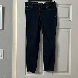 Hollister Low Rise Dark Wash Denim Jeggings Womens 29